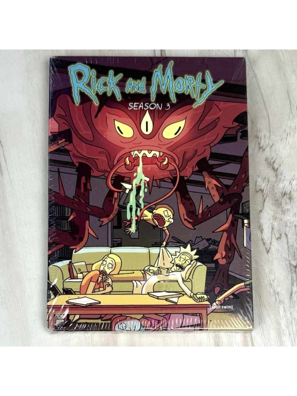 Rick and Morty Season 3 (2017, DVD) Adult Swim Cartoon NIP NEW Sealed *Case Flaw